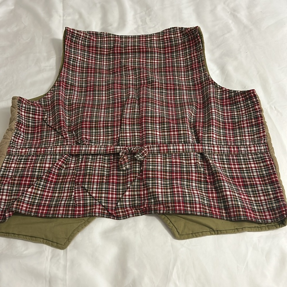 CASEY&MAX Cotton Quilted Embroidered Vest L - Picture 7 of 7